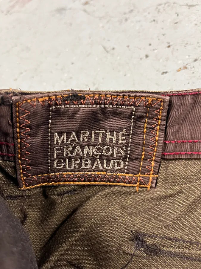 2000s Marithé + François Girbaud Brown Velvet Pants jbbiRCr 9