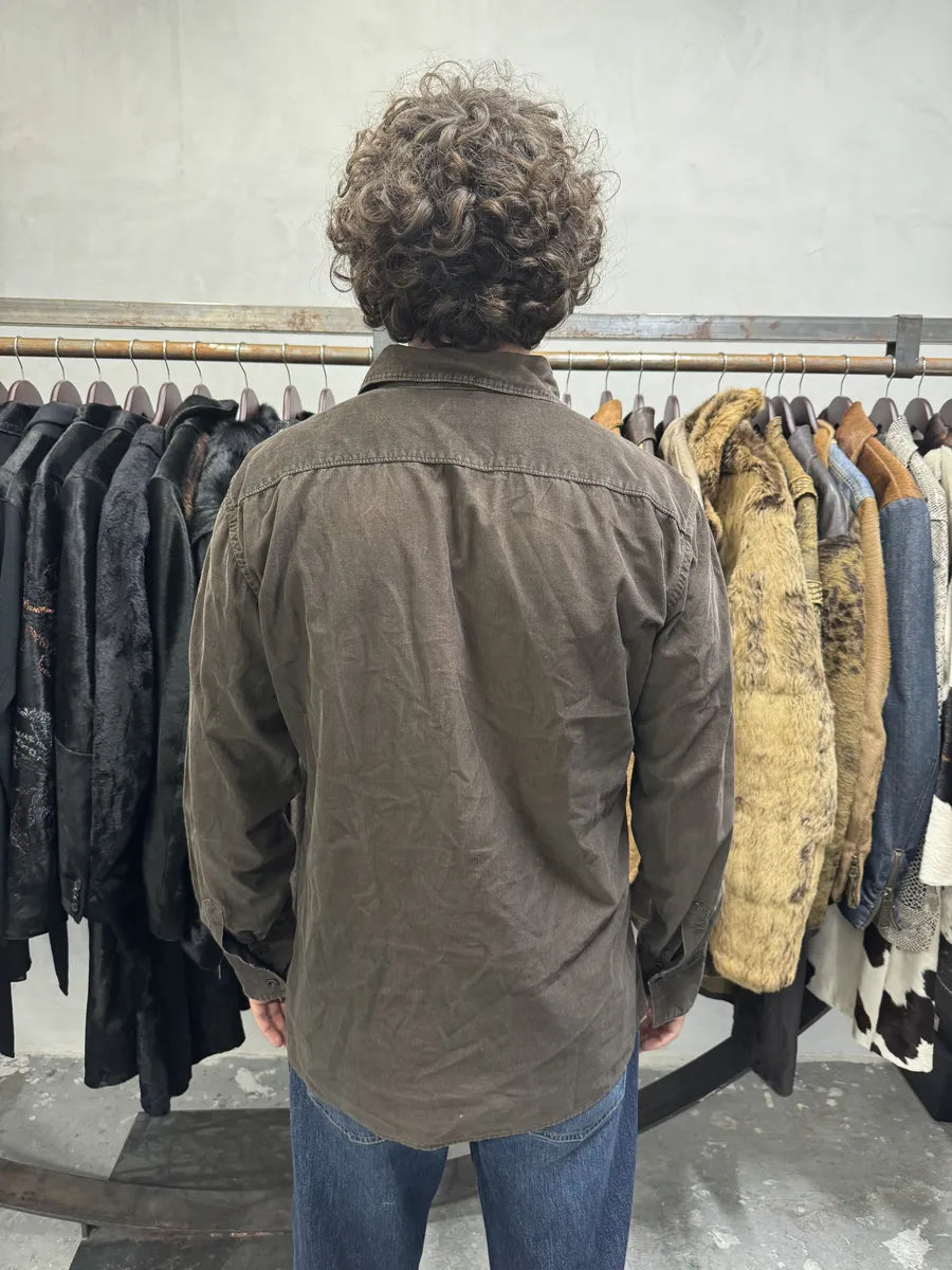 2000s Marithé + François Girbaud Brown Wings Shirt (M) qFMWPnz 2