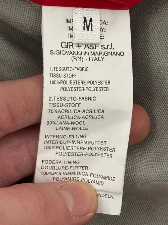 2000s Marithé + François Girbaud Bordeaux Wool & Nylon Hybrid Jacket dfowjlO 14