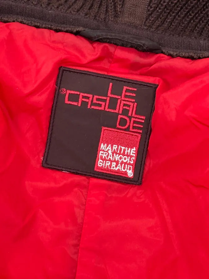 2000s Marithé + François Girbaud Bordeaux Wool & Nylon Hybrid Jacket dfowjlO 12