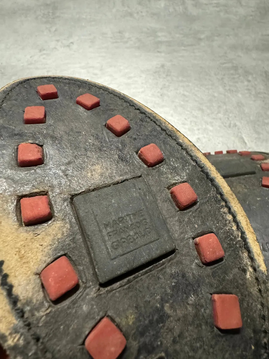 2000s Marithé + François Girbaud Brut Artisanal Leather Boots LHHjtdV 3