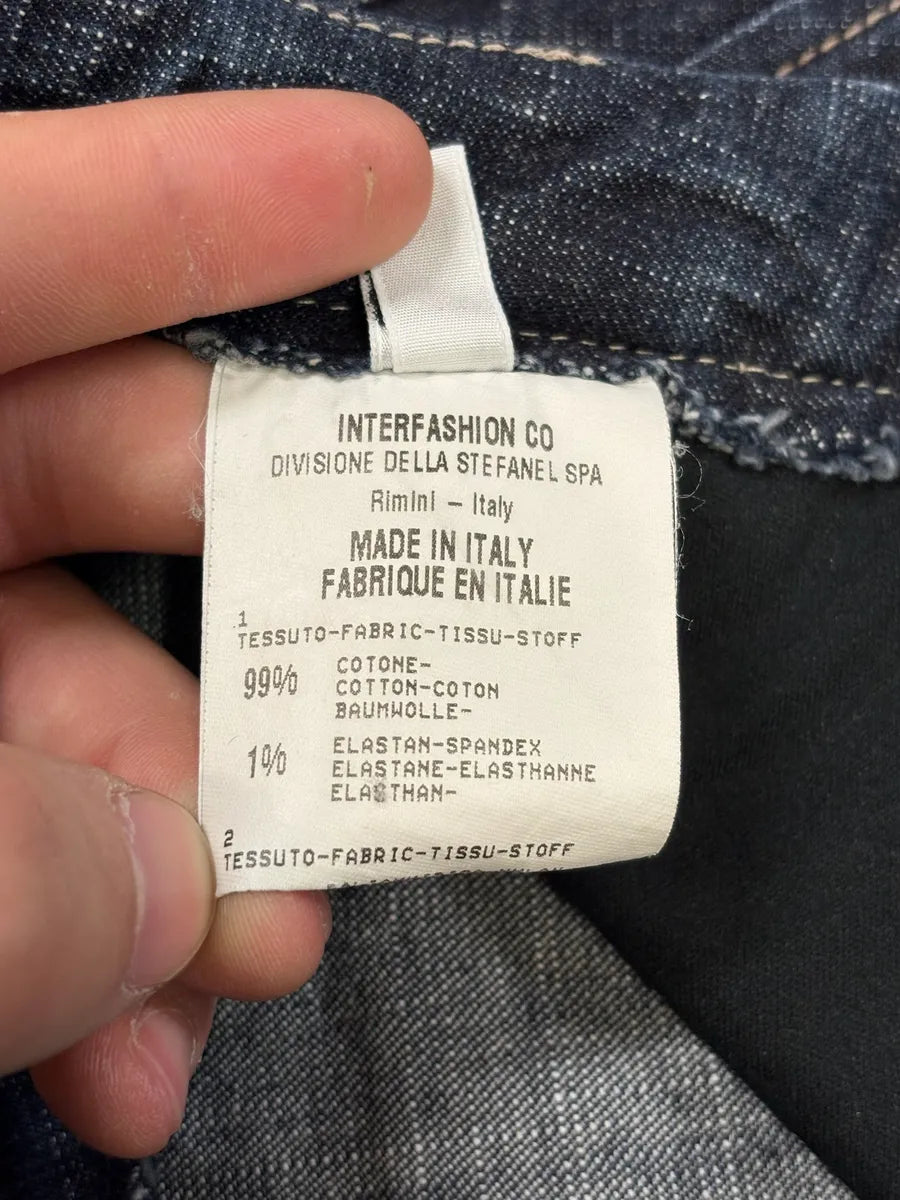 2000s Marithé + François Girbaud Brut Denim Hybrid Olive Nylon Skirt XHARtwD 5