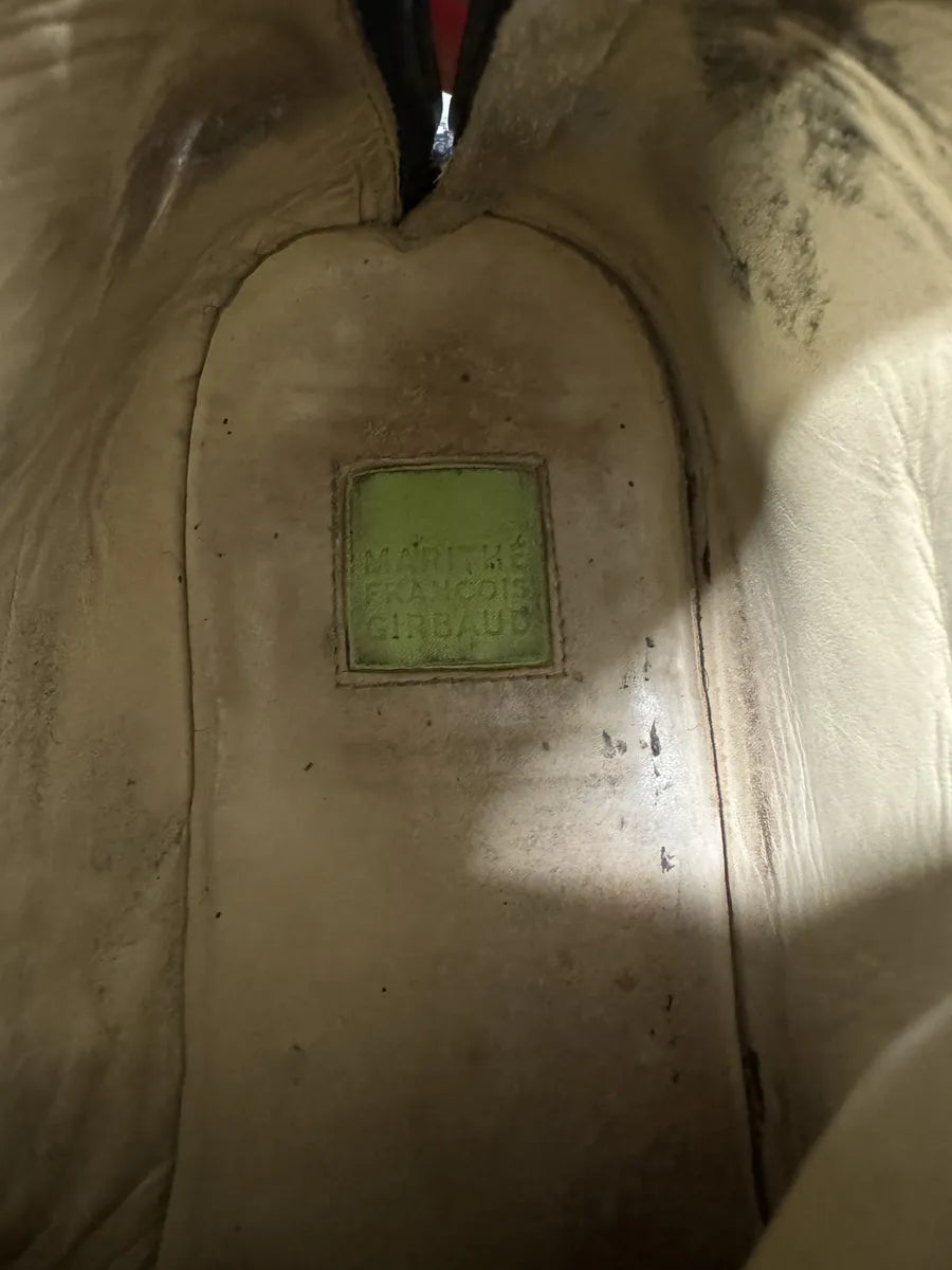 2000s Marithé + François Girbaud Brut Leather Distressed Boots (40.5eu/us7.5) eBWBlho 9