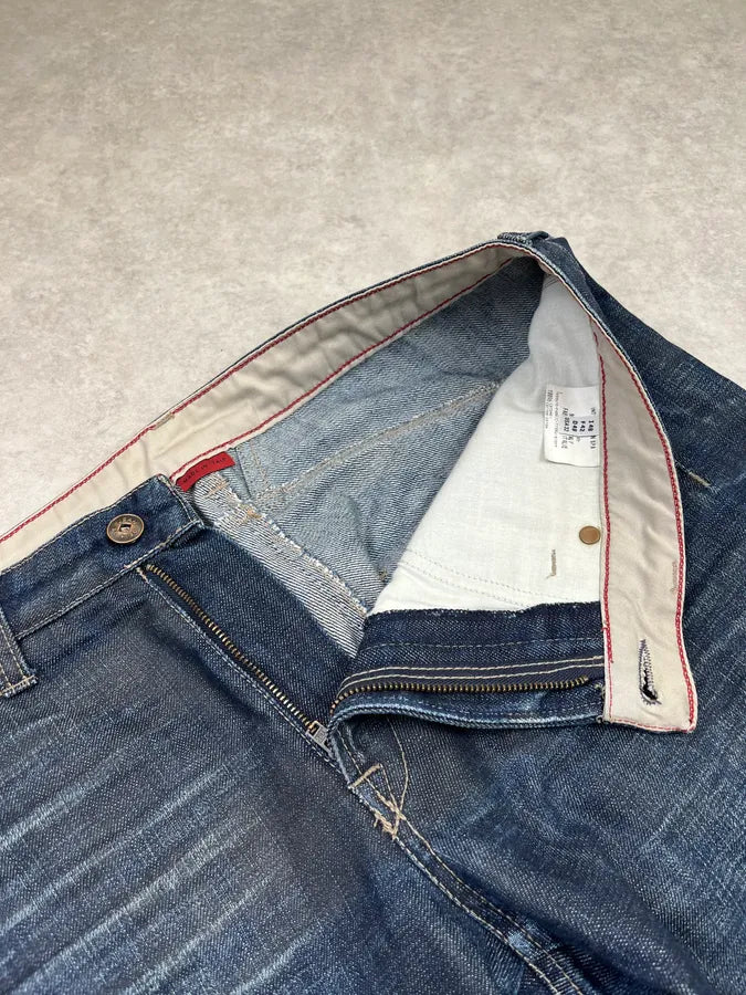 2000s Marithé + François Girbaud Brut Navy Denim Jeans QApVdms 10