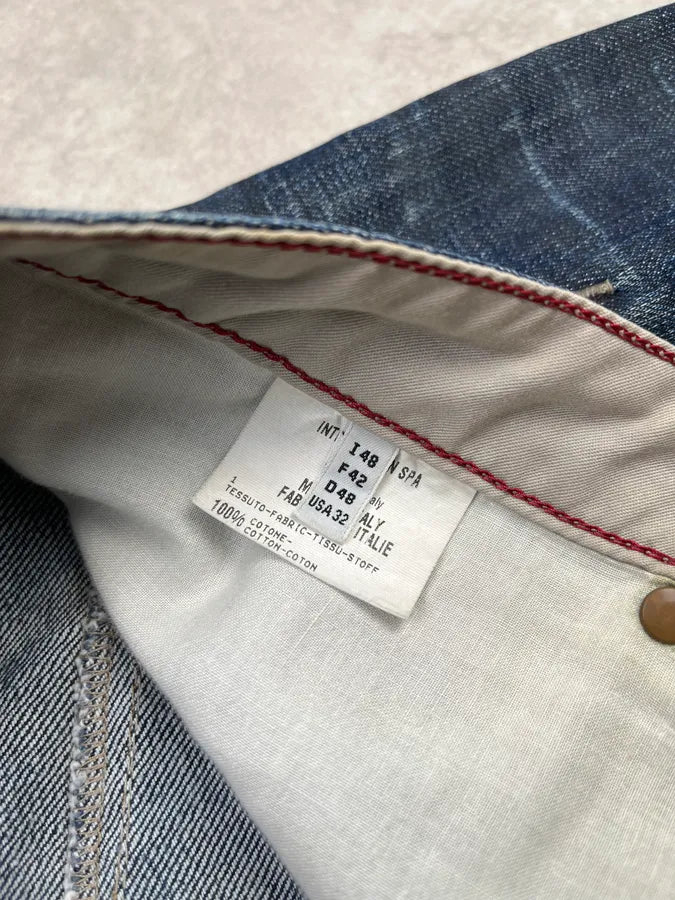 2000s Marithé + François Girbaud Brut Navy Denim Jeans QApVdms 11