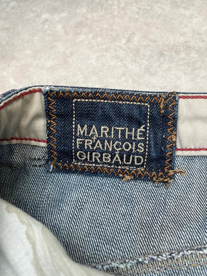 2000s Marithé + François Girbaud Brut Navy Denim Jeans QApVdms 12