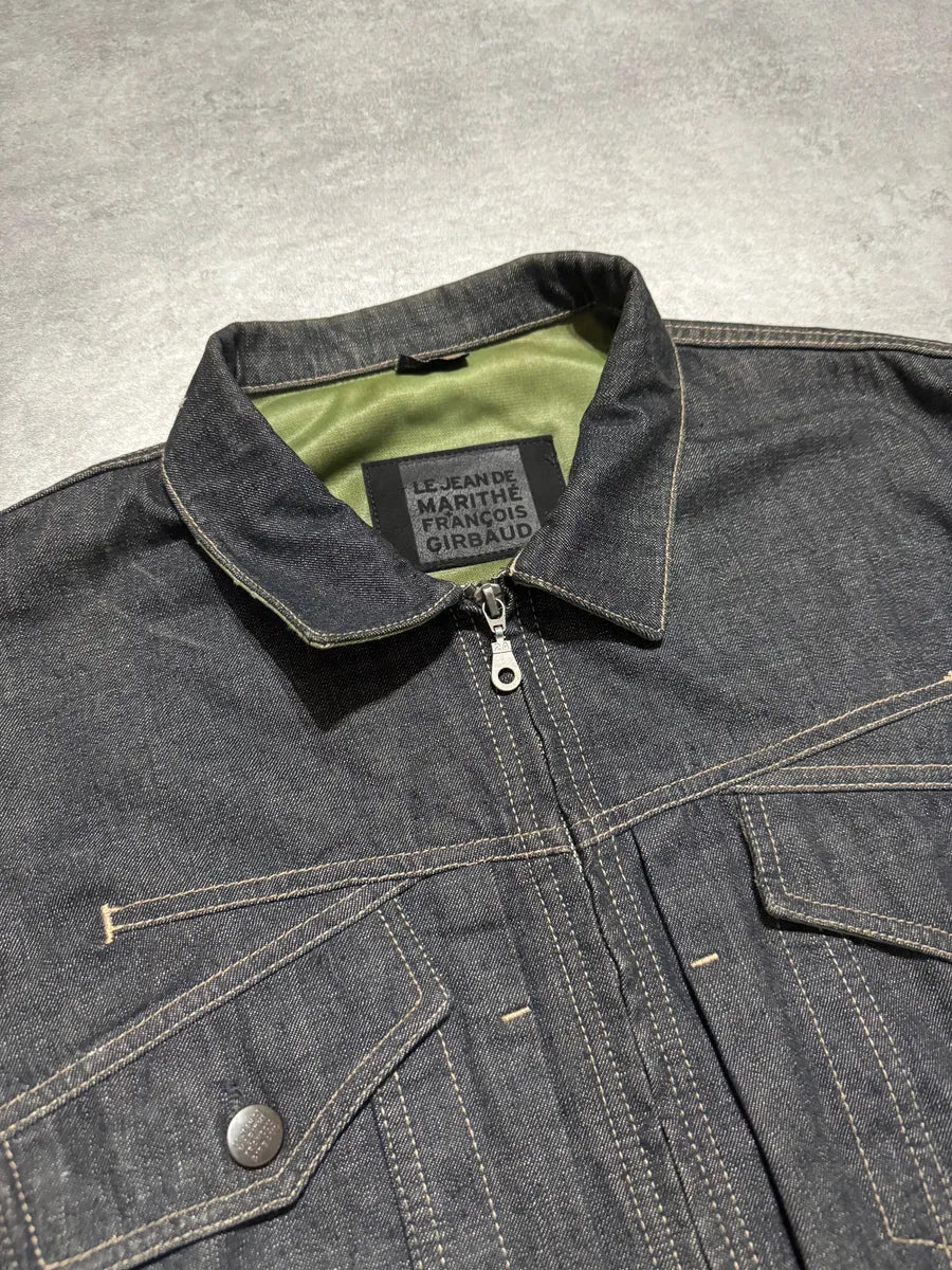 2000s Marithé + François Girbaud Brut Structural Denim Jacket (M) 5