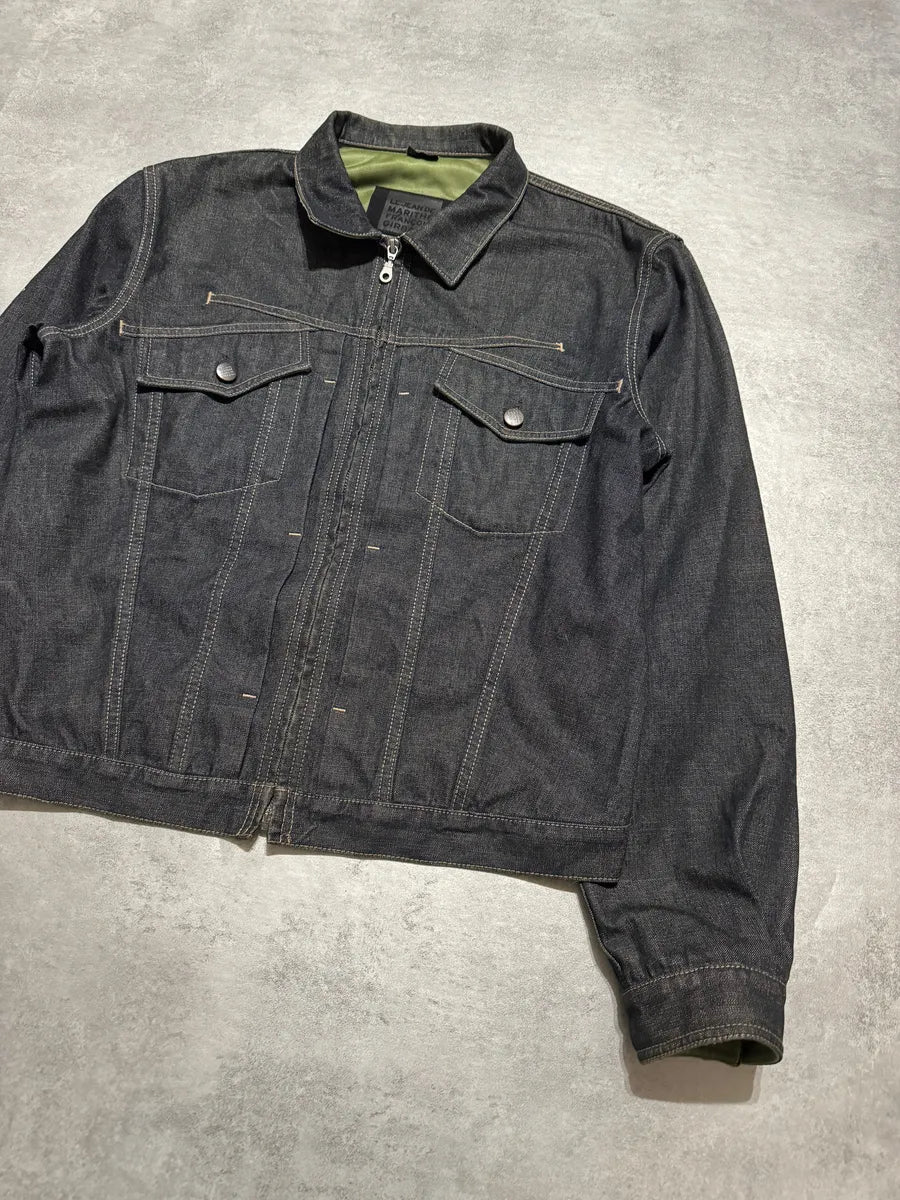 2000s Marithé + François Girbaud Brut Structural Denim Jacket (M) 6