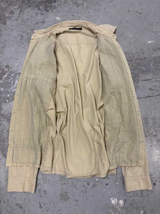 2000s Marithé + François Girbaud Cargo Bondage Beige Shirt QAWDpXV 4