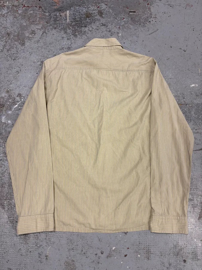 2000s Marithé + François Girbaud Cargo Bondage Beige Shirt QAWDpXV 3
