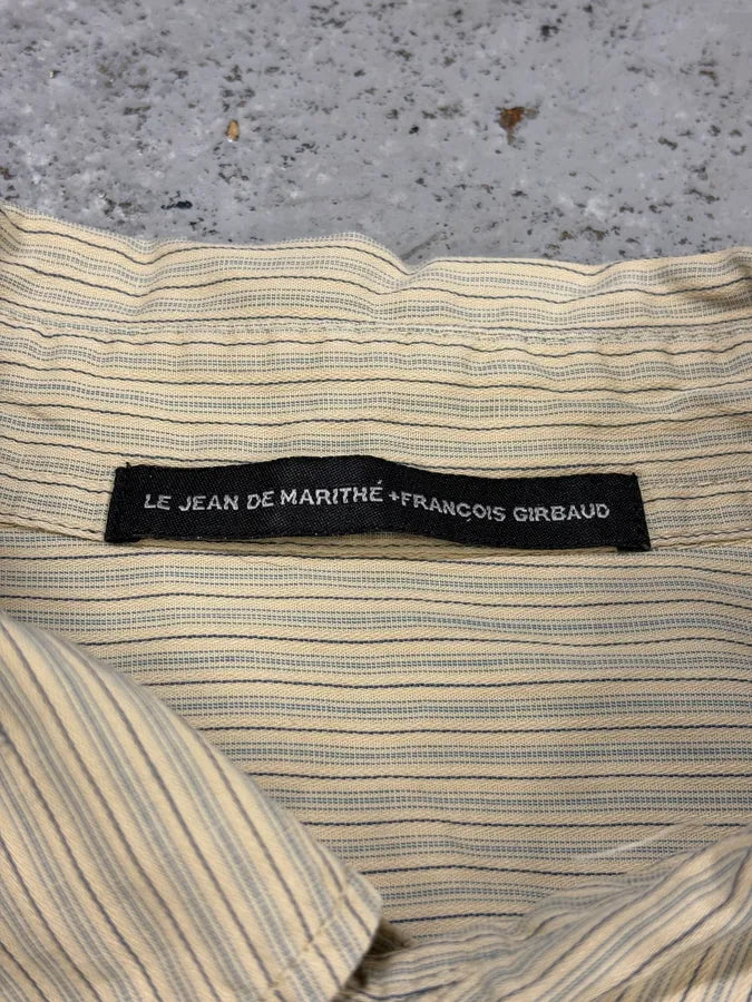 2000s Marithé + François Girbaud Cargo Bondage Beige Shirt QAWDpXV 5