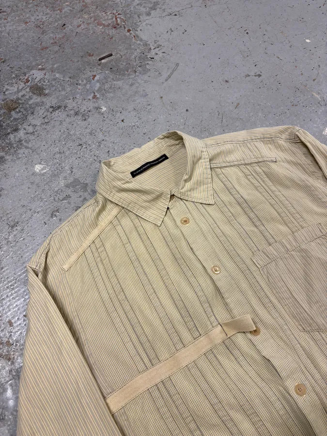2000s Marithé + François Girbaud Cargo Bondage Beige Shirt QAWDpXV 2