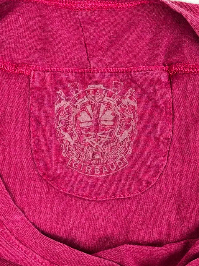 2000s Marithé + François Girbaud Classic Pink T-Shirt WmbYCnH 8