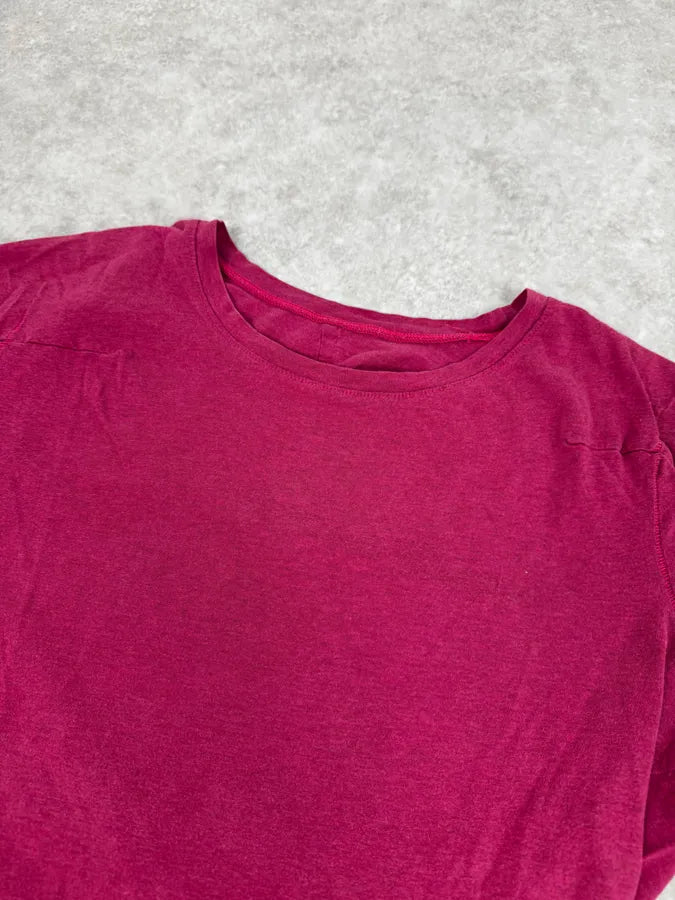 2000s Marithé + François Girbaud Classic Pink T-Shirt WmbYCnH 4