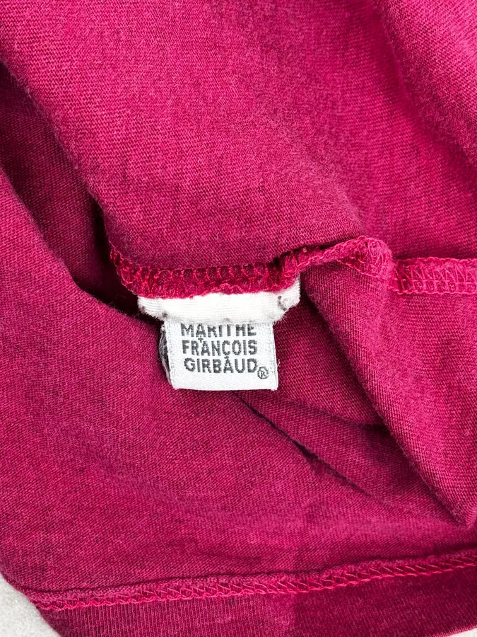 2000s Marithé + François Girbaud Classic Pink T-Shirt WmbYCnH 9