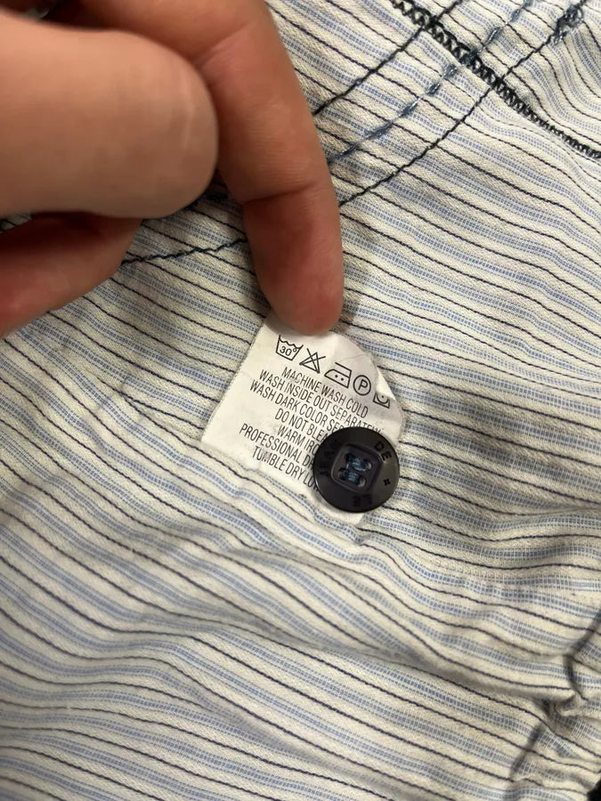 2000s Marithé + François Girbaud Contemporary Abstract Black Faded Shirt Jacket iUWwvby 10