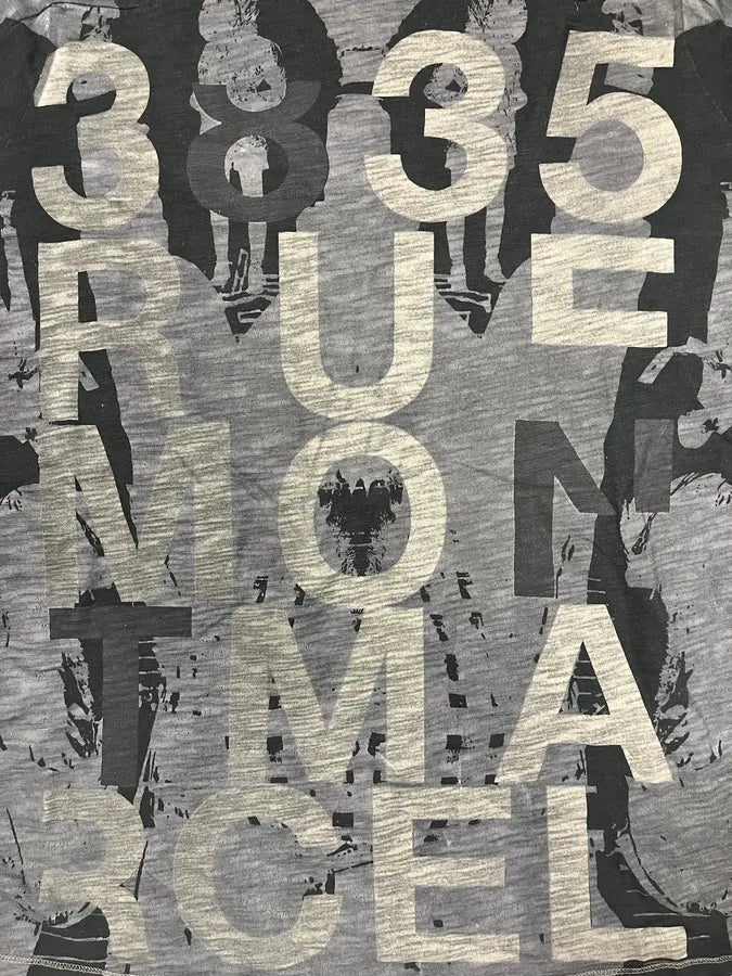 2000s Marithé + François Girbaud Contemporary Numbers Navy Longsleeves (L) hShlLeG 6