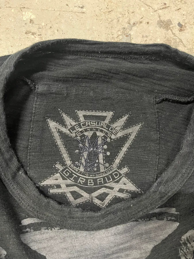 2000s Marithé + François Girbaud Contemporary Numbers Navy Longsleeves (L) hShlLeG 7