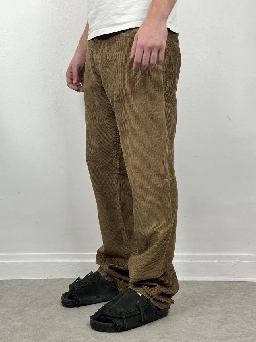 2000s Marithé + François Girbaud Corduroy Brown Pants AmbQOcW 1