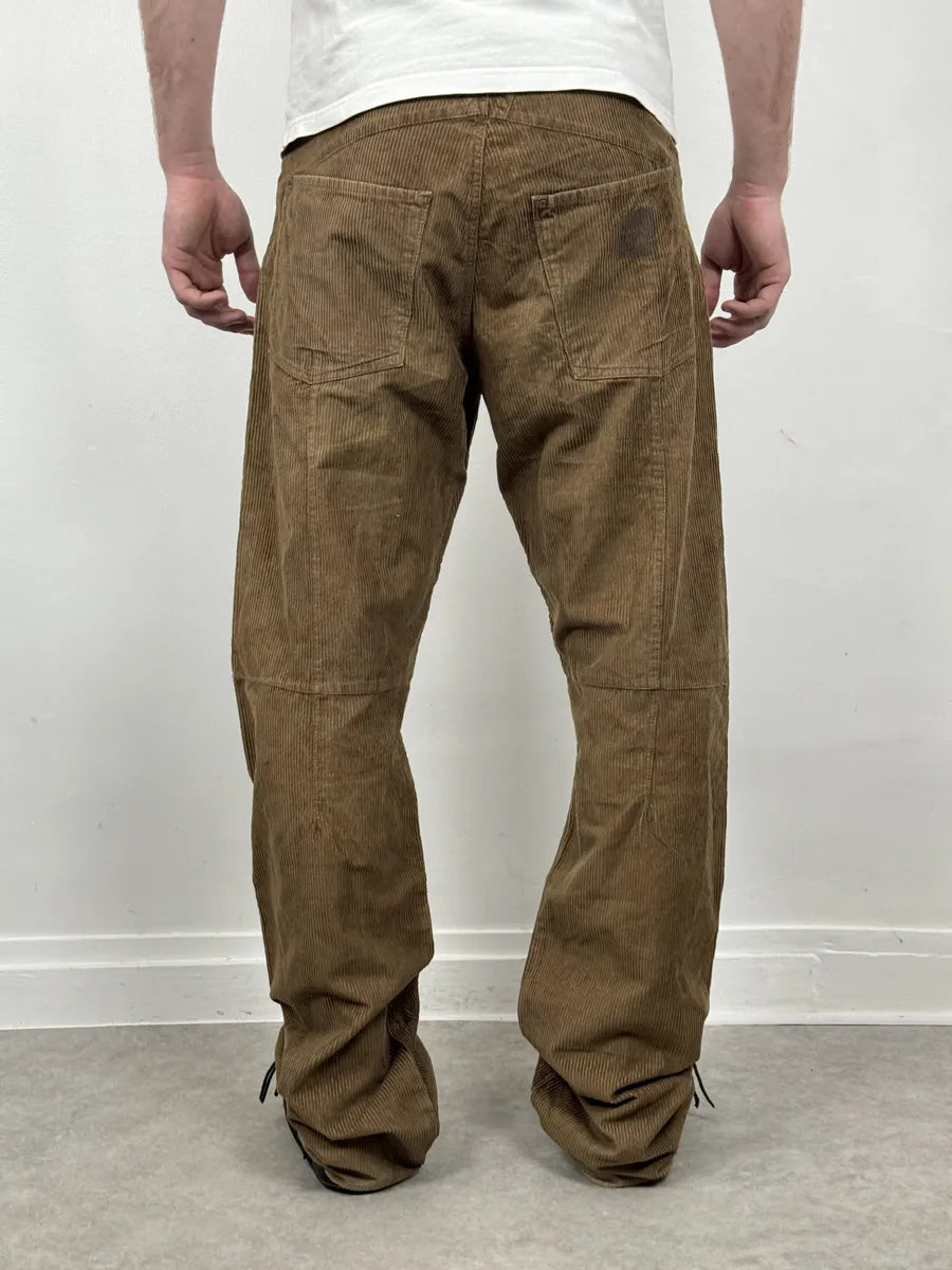 2000s Marithé + François Girbaud Corduroy Brown Pants AmbQOcW 2