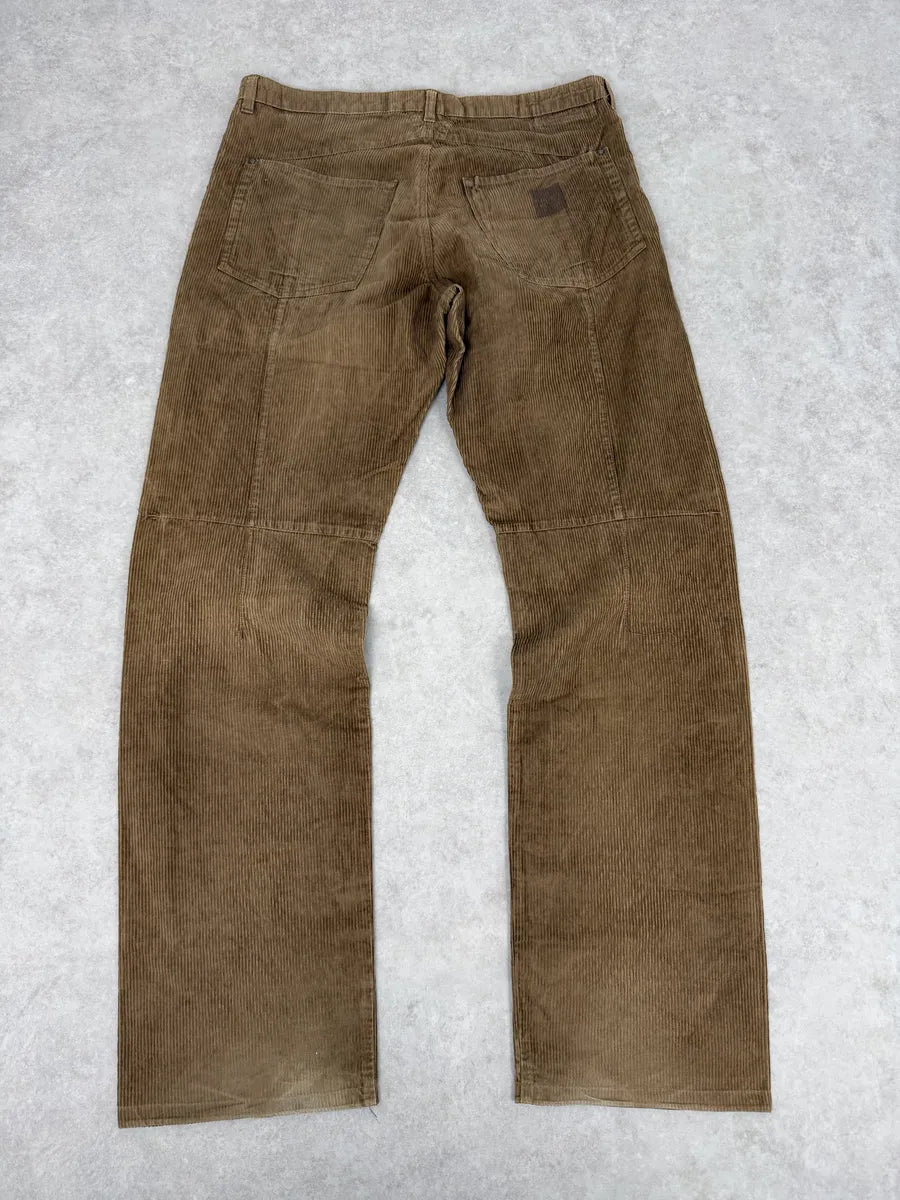 2000s Marithé + François Girbaud Corduroy Brown Pants AmbQOcW 4