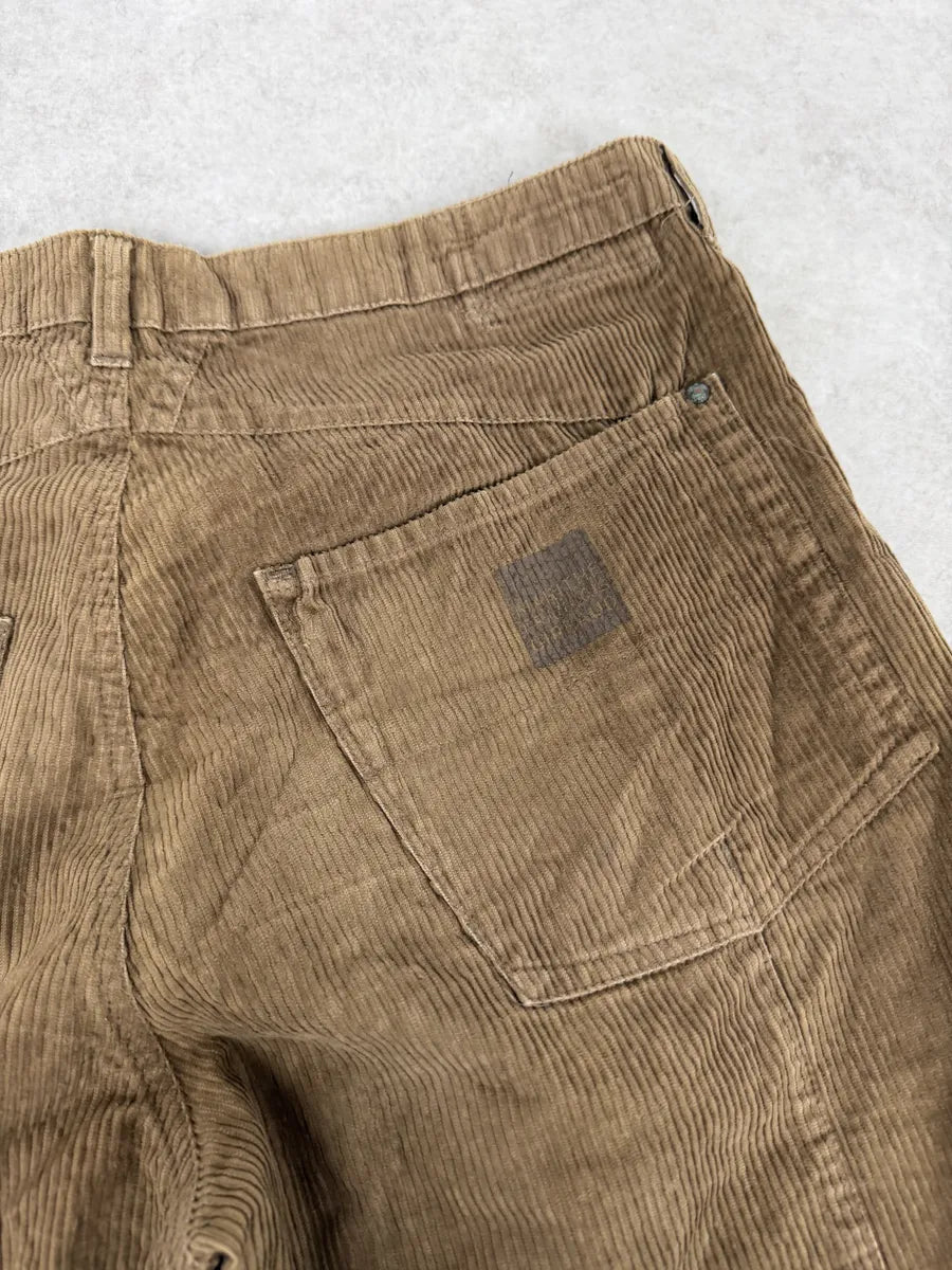 2000s Marithé + François Girbaud Corduroy Brown Pants AmbQOcW 5