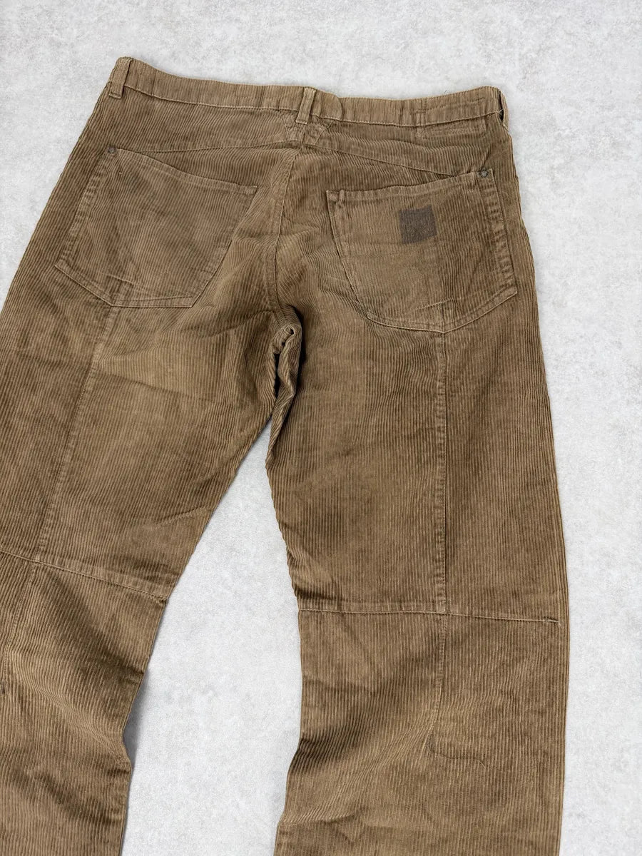 2000s Marithé + François Girbaud Corduroy Brown Pants AmbQOcW 6