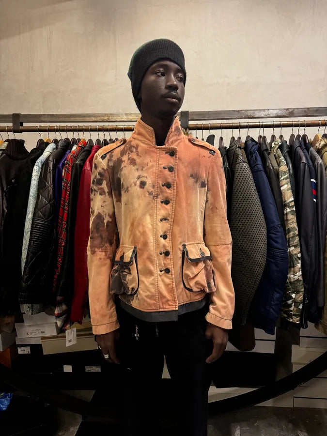 2000s Marithé + François Girbaud Cow Print Asymmetrical Jacket WjJGjQl 1