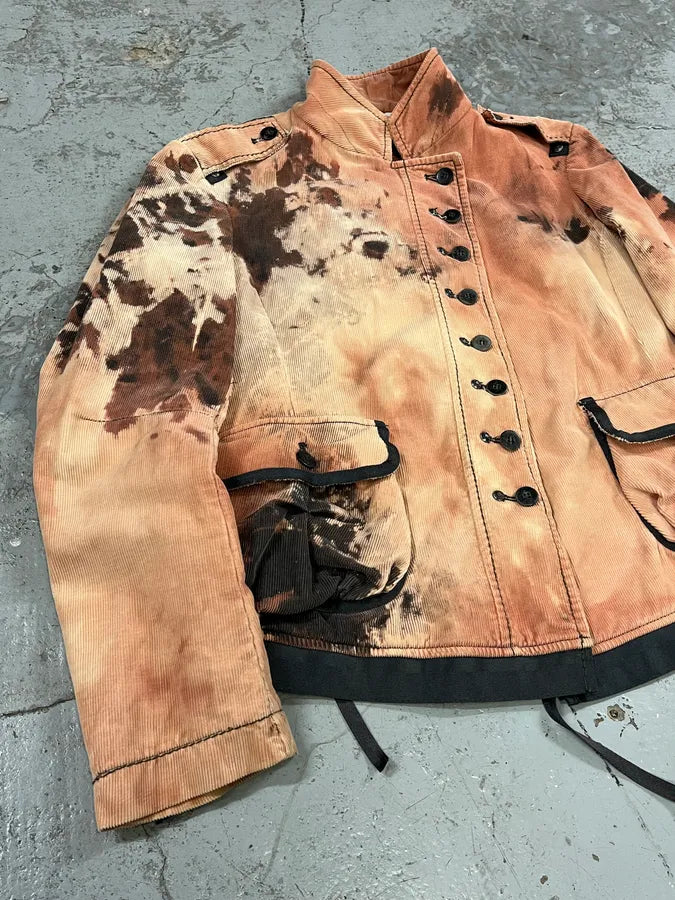 2000s Marithé + François Girbaud Cow Print Asymmetrical Jacket WjJGjQl 5