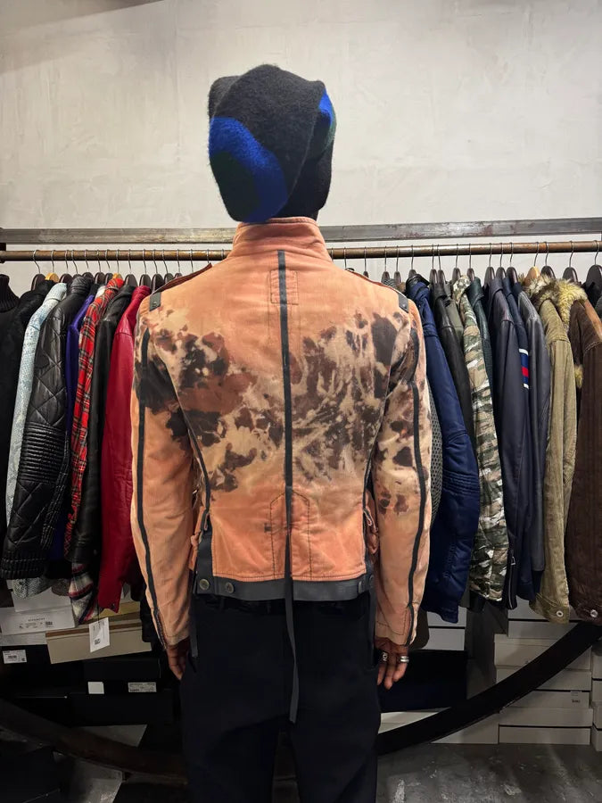 2000s Marithé + François Girbaud Cow Print Asymmetrical Jacket WjJGjQl 2