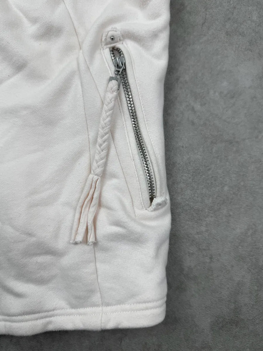 2000s Marithé + François Girbaud Cream Asymmetrical Buttoned Cardigan Jacket TDhZPDl 8