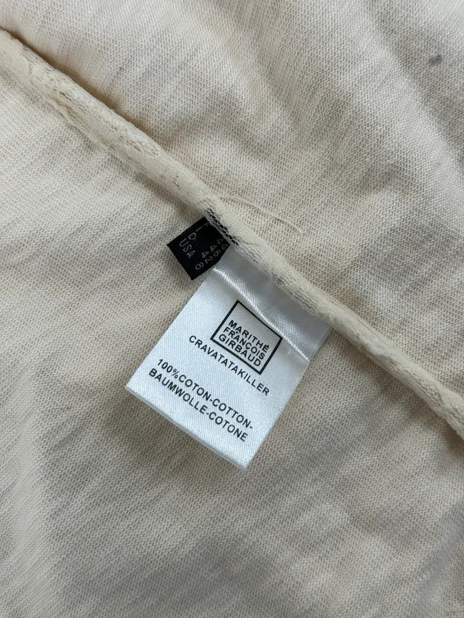 2000s Marithé + François Girbaud Creamy Beige Buttoned Cardigan nhNlwRw 10