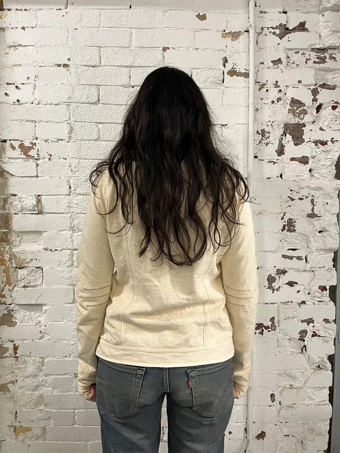 2000s Marithé + François Girbaud Creamy Beige Buttoned Cardigan Sweater kcYywtX 1