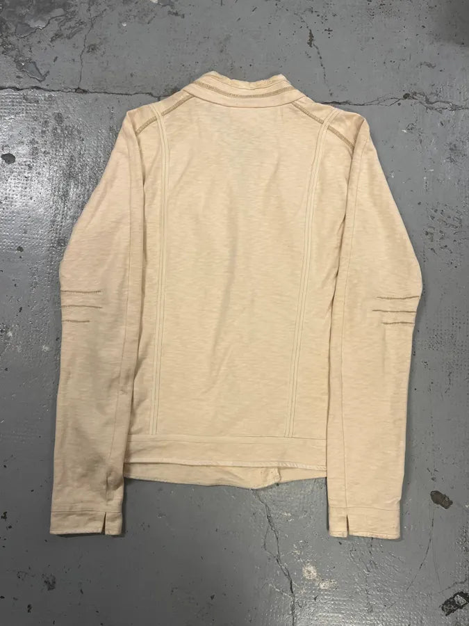 2000s Marithé + François Girbaud Creamy Beige Buttoned Cardigan Sweater kcYywtX 8