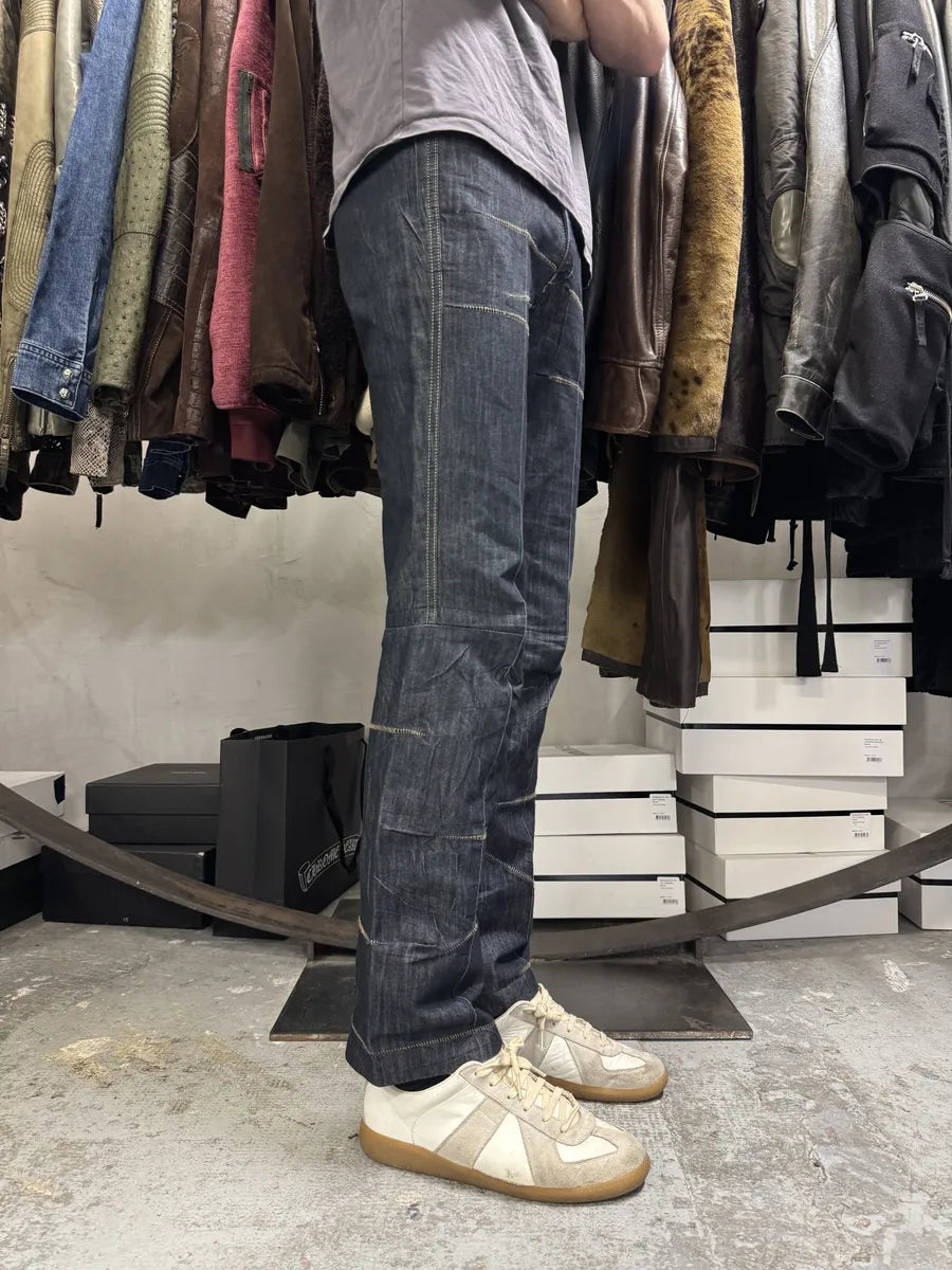 2000s Marithé + François Girbaud Cut Raw Denim Jeans xMCtcgM 3