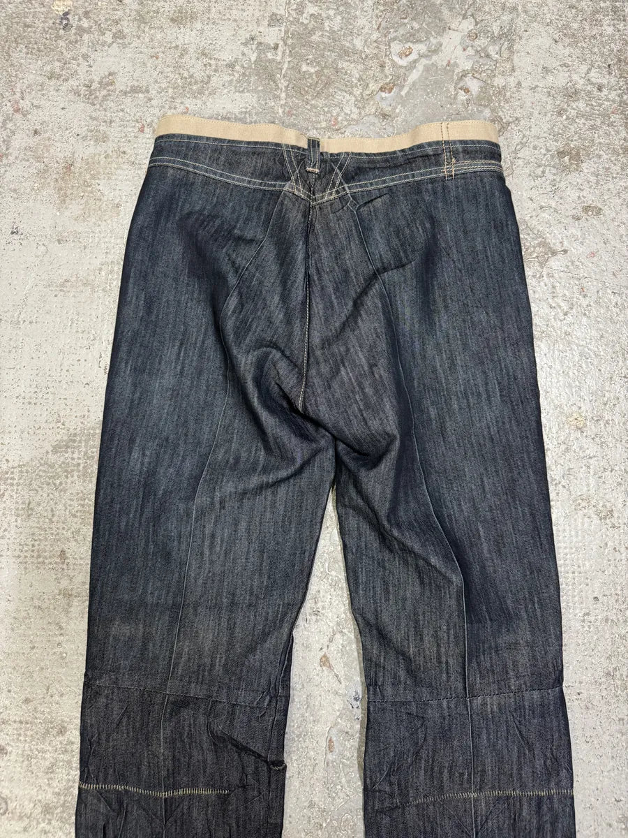 2000s Marithé + François Girbaud Cut Raw Denim Jeans xMCtcgM 6