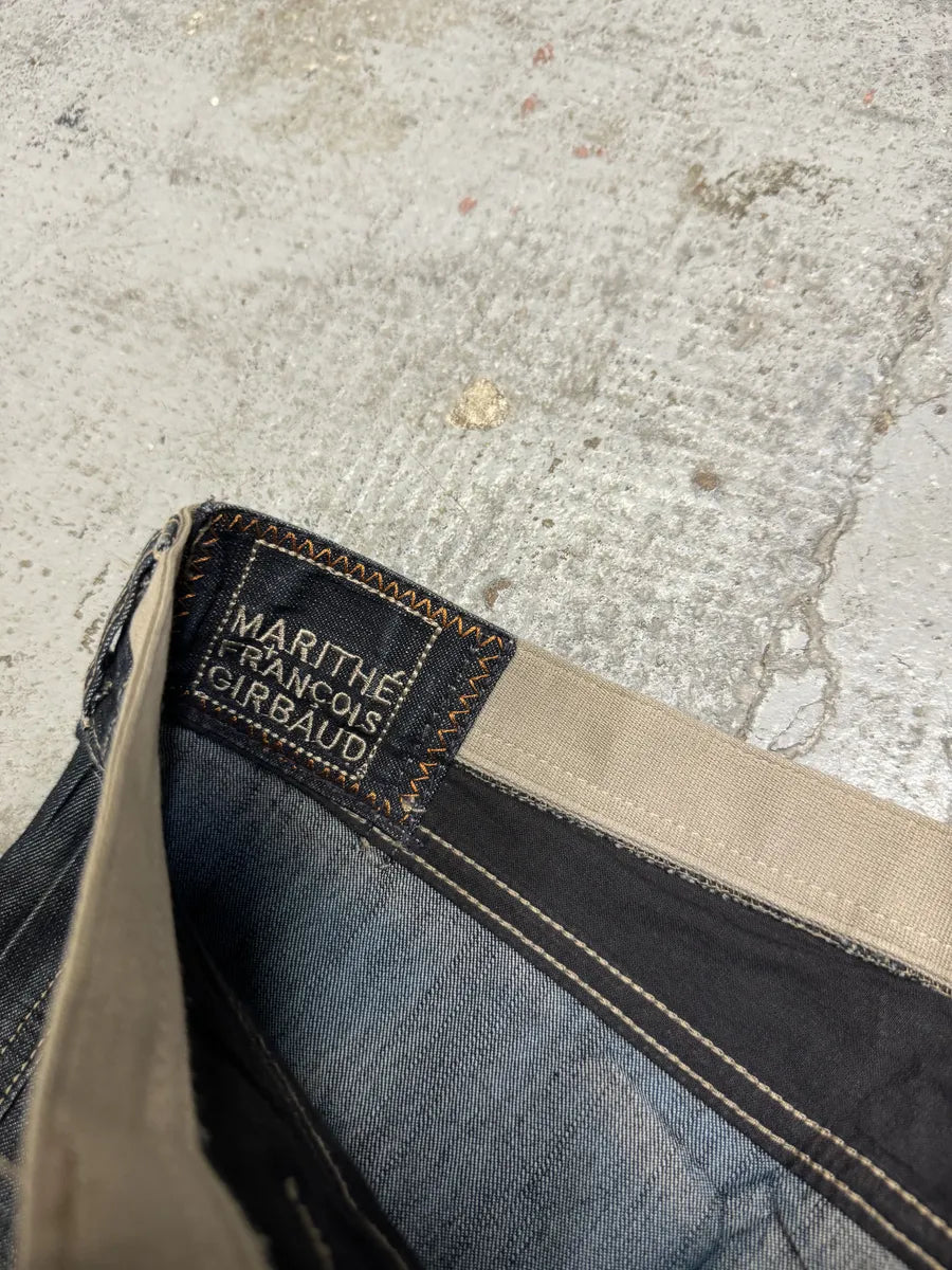 2000s Marithé + François Girbaud Cut Raw Denim Jeans xMCtcgM 7