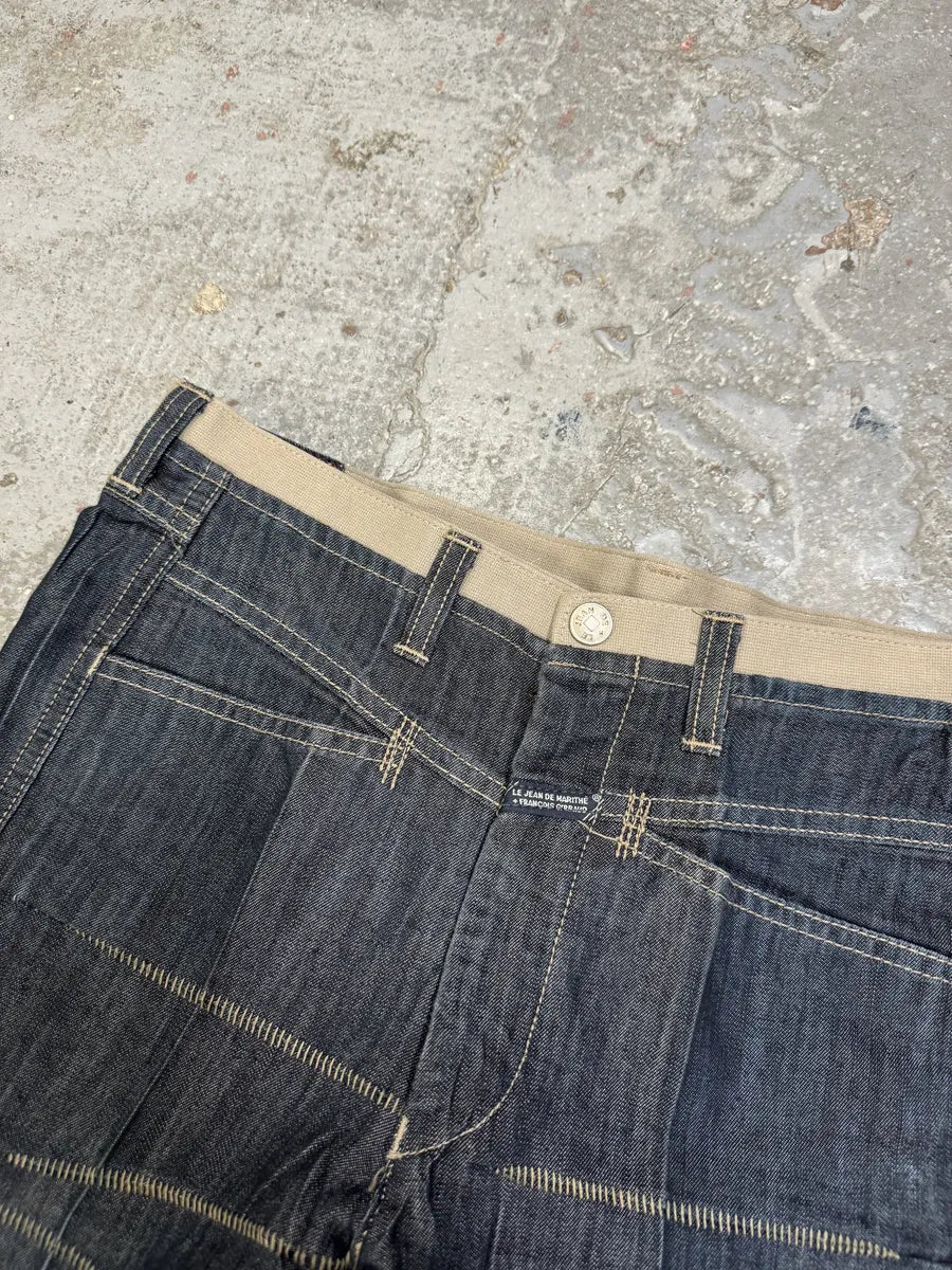 2000s Marithé + François Girbaud Cut Raw Denim Jeans xMCtcgM 8