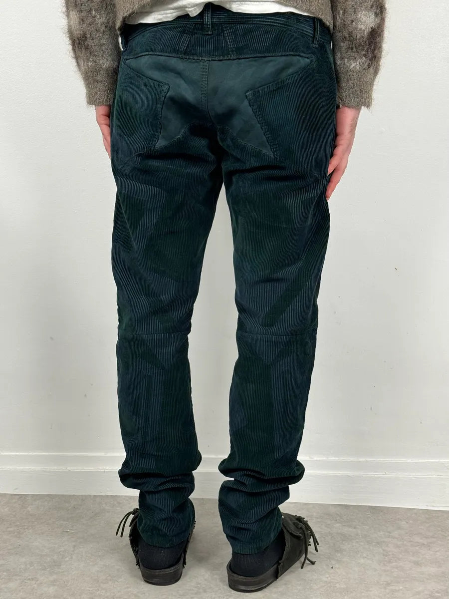 2000s Marithé + François Girbaud Dark Green Abstract Pants RvEazef 4