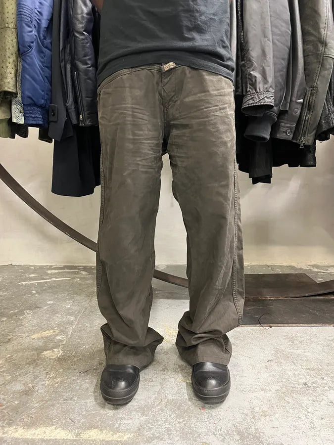 2000s Marithé + François Girbaud Dark Olive Large Cozy Pants JbdudOC 1