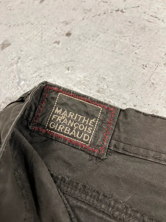 2000s Marithé + François Girbaud Dark Olive Large Cozy Pants JbdudOC 11