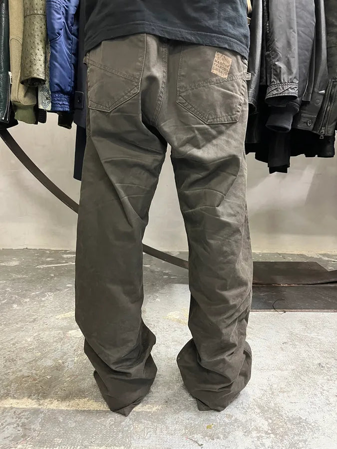 2000s Marithé + François Girbaud Dark Olive Large Cozy Pants JbdudOC 3