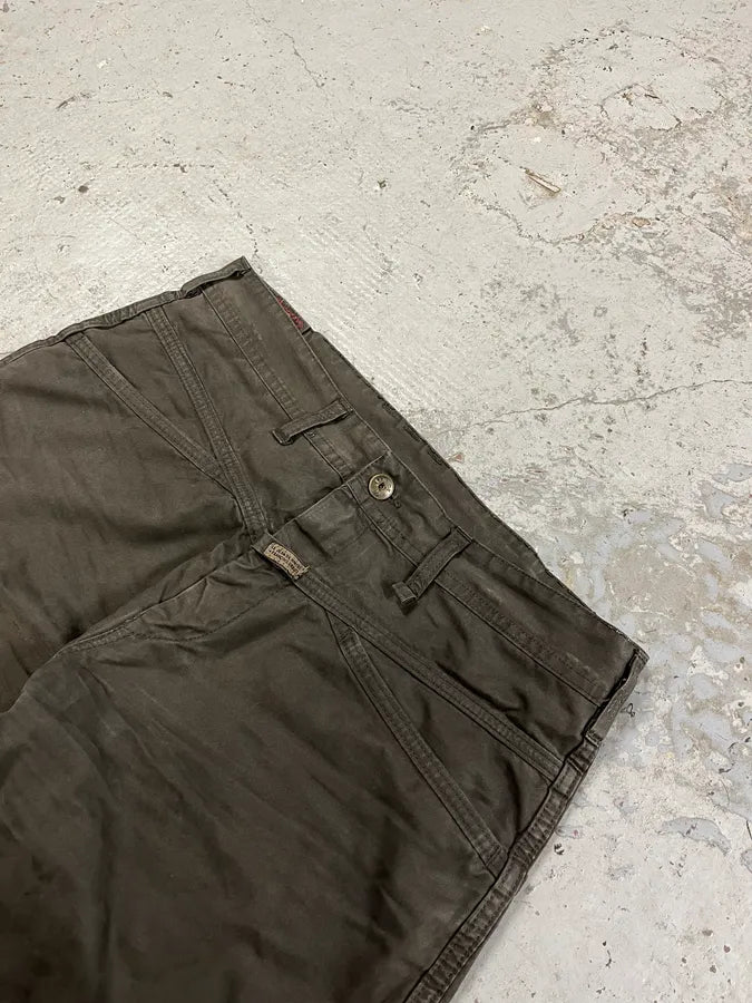 2000s Marithé + François Girbaud Dark Olive Large Cozy Pants JbdudOC 5