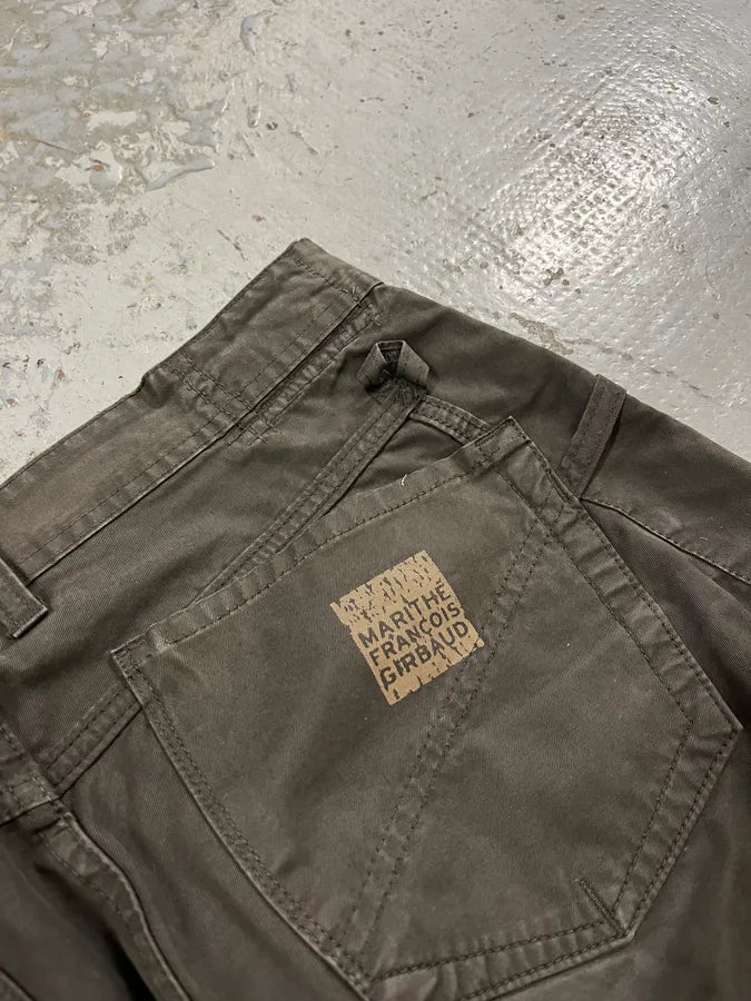 2000s Marithé + François Girbaud Dark Olive Large Cozy Pants JbdudOC 9