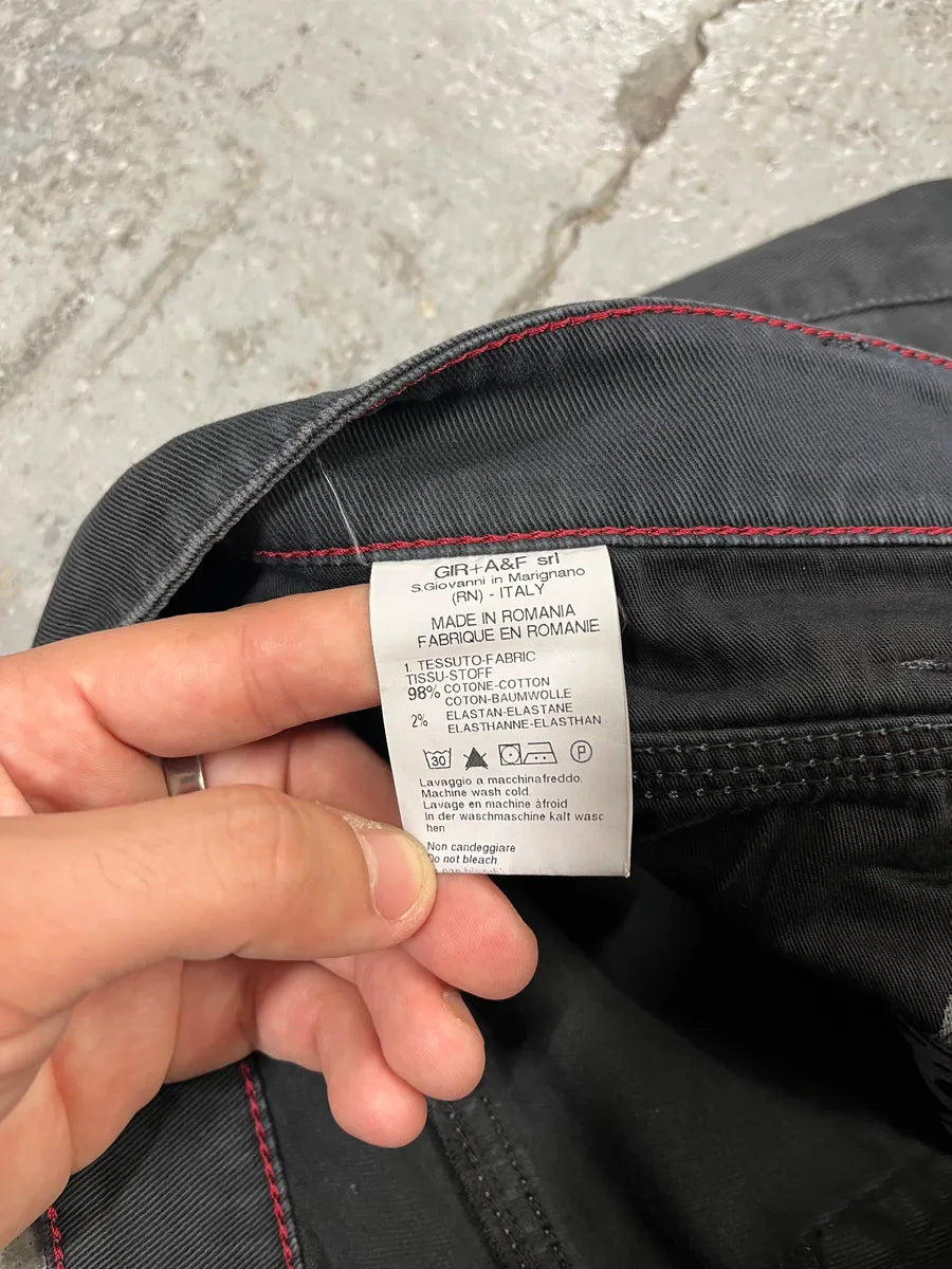 2000s Marithé + François Girbaud Dark Pants wBZMjBA 10