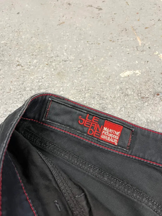 2000s Marithé + François Girbaud Dark Pants wBZMjBA 8