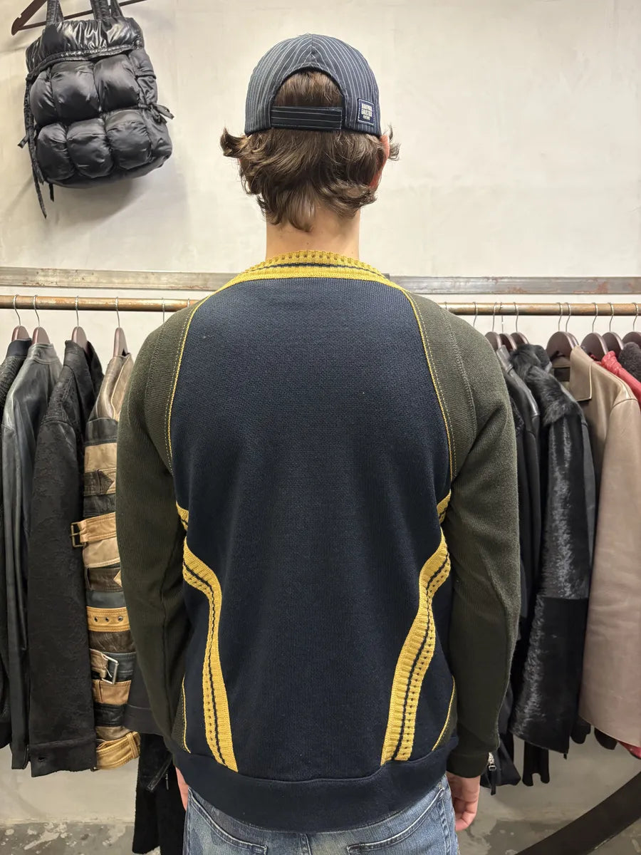 2000s Marithé + François Girbaud Dark Wool Olive Arms Knit Sweater (L) ObpysPe 2