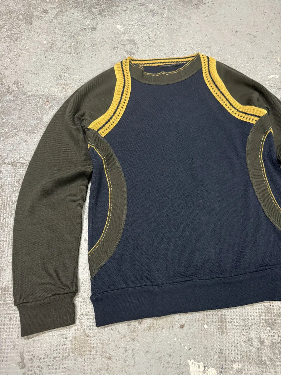 2000s Marithé + François Girbaud Dark Wool Olive Arms Knit Sweater (L) ObpysPe 3