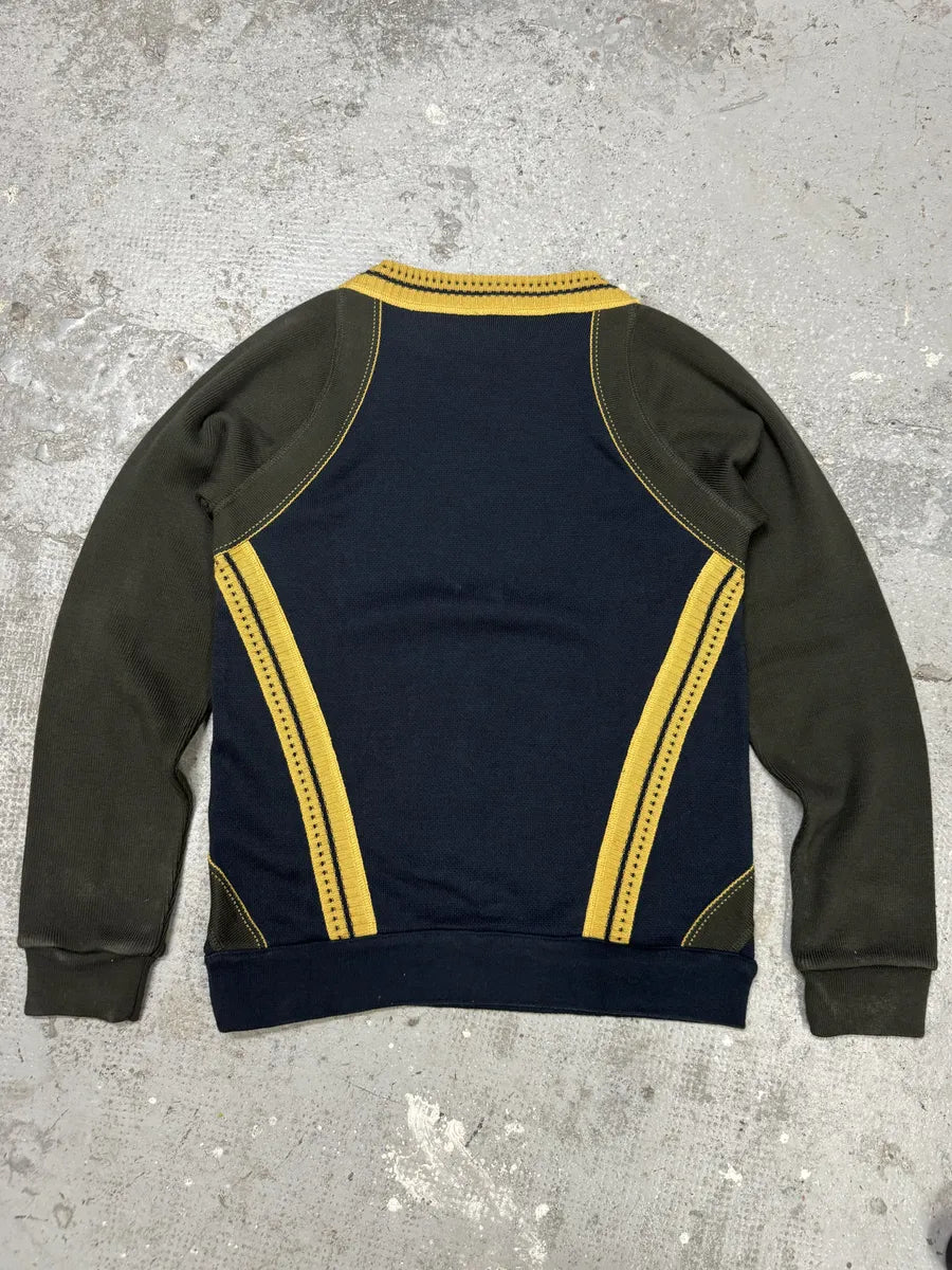 2000s Marithé + François Girbaud Dark Wool Olive Arms Knit Sweater (L) ObpysPe 4