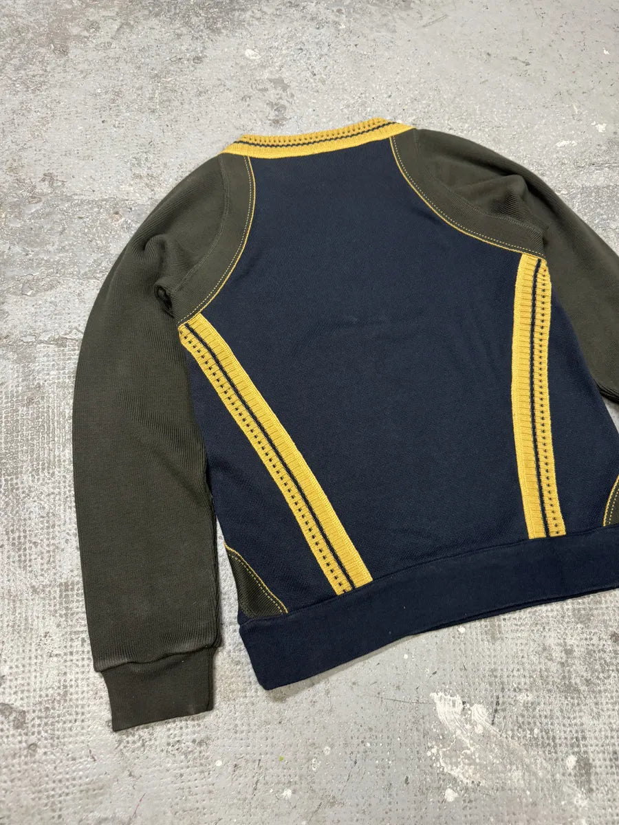 2000s Marithé + François Girbaud Dark Wool Olive Arms Knit Sweater (L) ObpysPe 5